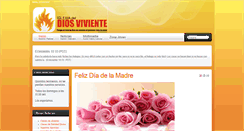 Desktop Screenshot of iglesiadeldiosviviente.org